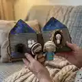 Nativity Book Amigurumi Pattern step 1 - construction progress