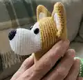 Puppy Corgi Amigurumi Pattern step 2 - assembly progress