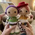 Buzz Lightyear Amigurumi Pattern step 4 - final assembly and finishing