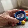 Counting Game Amigurumi Pattern step 2 - assembly progress