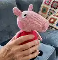 Peppa Pig Amigurumi Pattern step 4 - final assembly and finishing