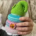 Snail Stacking Toy Amigurumi Pattern step 2 - assembly progress