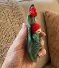 Holly Baby Amigurumi Pattern step 3 - details and accessories
