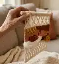 60 Macrame Knots & Knot Patterns Pattern step 2 - assembly progress