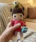 Doll Boo Amigurumi Pattern step 4 - final assembly and finishing