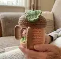 Funny Acorn Amigurumi Pattern step 2 - assembly progress