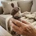 Magic Pine Cone Amigurumi Pattern step 2 - assembly progress