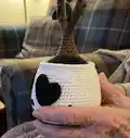 Jack in Love Amigurumi Pattern step 2 - assembly progress