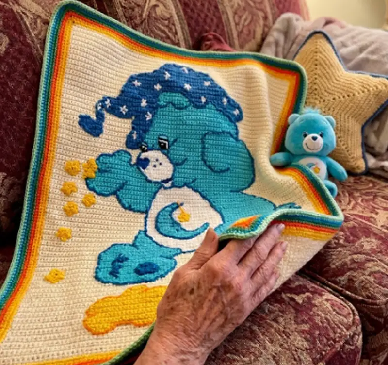 Complimentary Intermediate crochet pattern: Care Bears Afghans Pattern - Simple to follow guide
