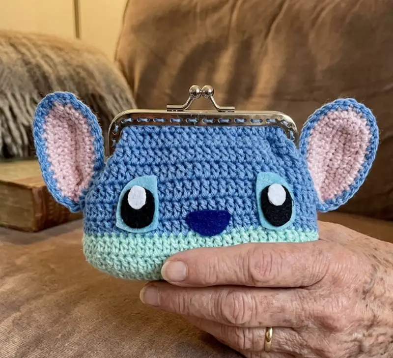 Complimentary Intermediate crochet pattern: Lilo and Stitch Purse Amigurumi Pattern - Simple to follow guide