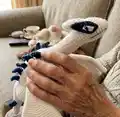 Lugia Plushie Amigurumi Pattern step 3 - details and accessories