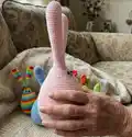 Bunny Amigurumi Pattern step 3 - details and accessories