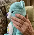 Basic Bear Amigurumi Pattern step 2 - assembly progress
