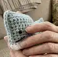 Ragdoll Pocket Whale Amigurumi Pattern step 2 - assembly progress
