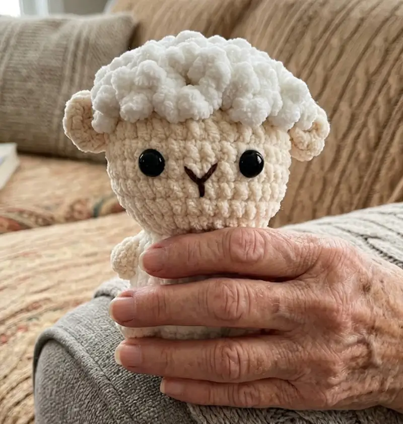 Complimentary Intermediate crochet pattern: Sheep No Sew Amigurumi Pattern - Simple to follow guide