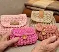 Nano and Mini Pouch Crochet Pattern step 4 - final assembly and finishing