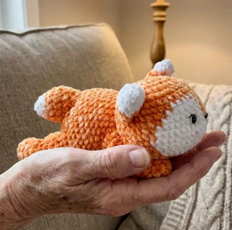Complimentary Intermediate crochet pattern: My little Fox Amigurumi Pattern - Simple to follow guide