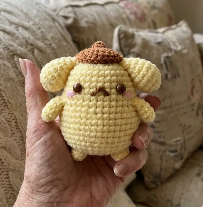 Complimentary Intermediate crochet pattern: Pompompurin Amigurumi Pattern - Simple to follow guide