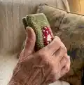 Mushroom Hand Warmers Pattern step 3 - details and accessories