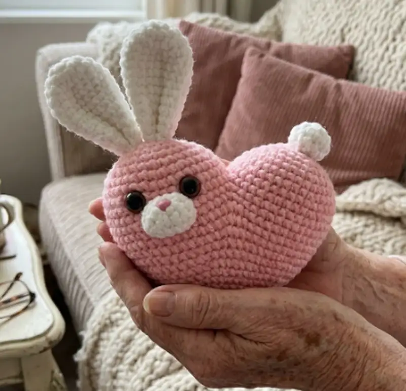 Complimentary Intermediate crochet pattern: Heart Cat and Bunny Amigurumi Pattern - Simple to follow guide