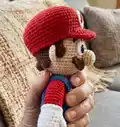 Super Mario Amigurumi Pattern step 3 - details and accessories