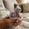 Garden Snails Amigurumi Pattern step 2 - assembly progress