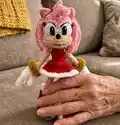 Pink Rascal Amigurumi Pattern step 1 - construction progress