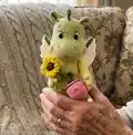 GRETTA the DRAGON Amigurumi Pattern step 4 - final assembly and finishing
