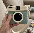 The Camera Crochet Bag & Purse Pattern step 4 - final assembly and finishing