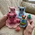 Bunny Amigurumi Pattern step 4 - final assembly and finishing