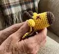 Giraffe Bookmark Amigurumi Pattern step 3 - details and accessories