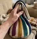 Accordion Bag Pattern step 1 - construction progress