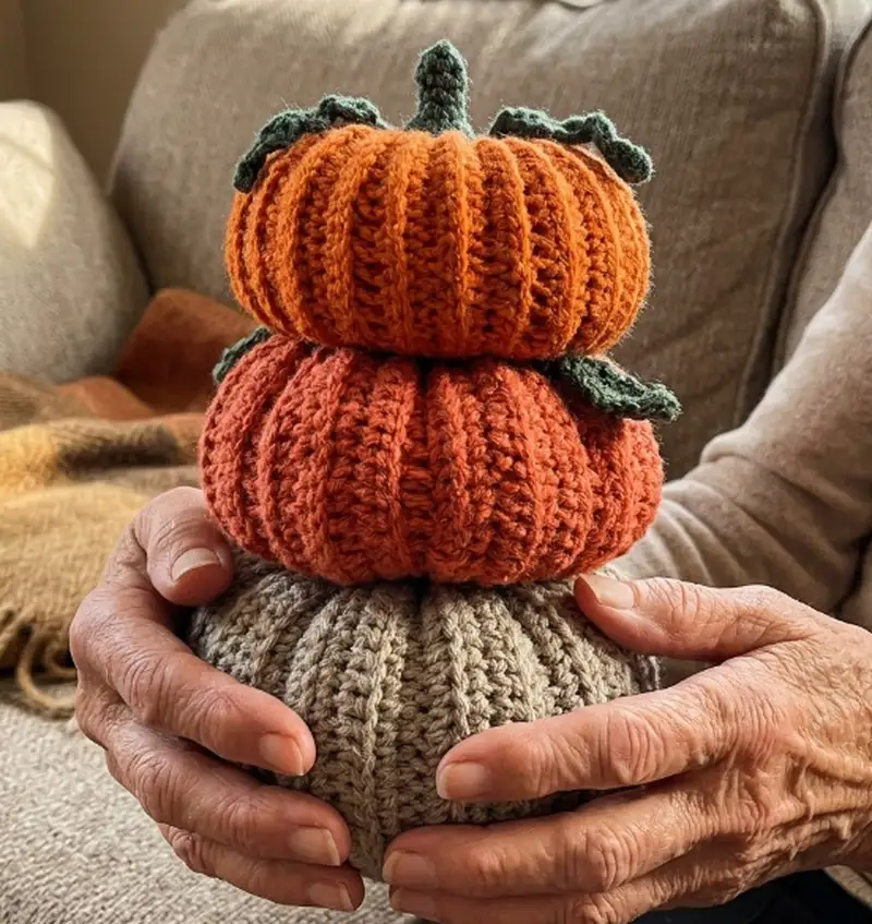 Complimentary Intermediate crochet pattern: Pumpkin Plush Hat Pattern (crochet) - Simple to follow guide