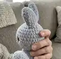 Bunny Hand Puppet Amigurumi Pattern step 3 - details and accessories