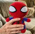Spiderman Amigurumi Pattern step 1 - construction progress