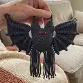 Bat Wall Hanging Pattern step 1 - construction progress