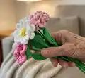 Crochet Bouquet Flowers Pattern step 3 - details and accessories