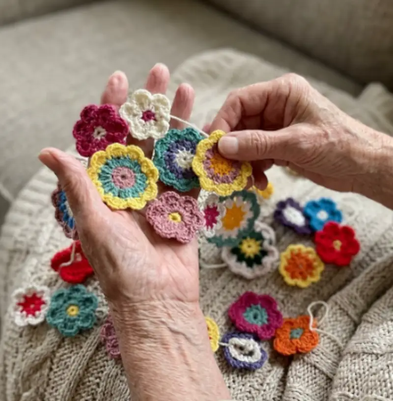 Complimentary Beginner Friendly crochet pattern: Garden Garland Pattern - Simple to follow guide