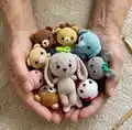 Mini Animal Amigurumi Pattern step 4 - final assembly and finishing