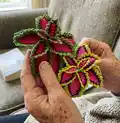 Watermelon Coleus Pattern step 4 - final assembly and finishing