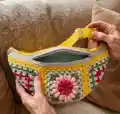 Floral Crossbody Bag Pattern step 4 - final assembly and finishing