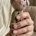 Grandpa Amigurumi Pattern step 3 - details and accessories