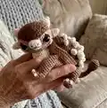 Ankylosaurus Bruno Amigurumi Pattern step 1 - construction progress