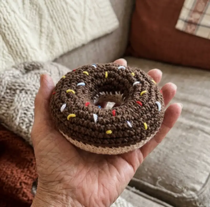 Complimentary Beginner Friendly crochet pattern: Donut Amigurumi Pattern - Simple to follow guide