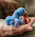 Grumpy Mini Octopus Amigurumi Pattern step 3 - details and accessories