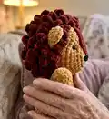 LION HAND PUPPET Amigurumi Pattern step 3 - details and accessories