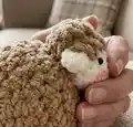 The Little Sheep Amigurumi Pattern step 2 - assembly progress