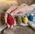 Amigurumi Holiday Lights Amigurumi Pattern step 1 - construction progress