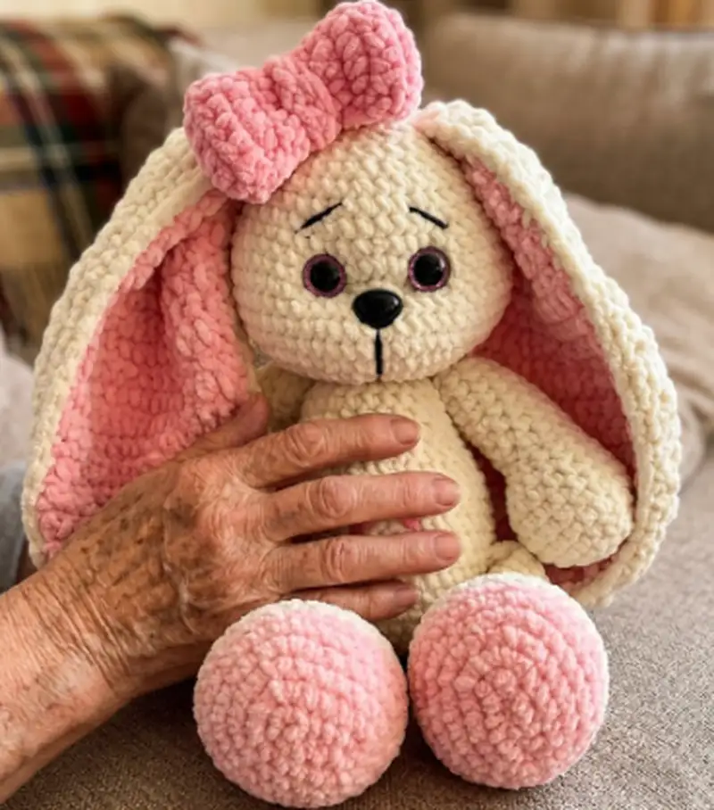 Complimentary Intermediate crochet pattern: Bunny with Colorful Ears Amigurumi Pattern - Simple to follow guide