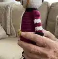 Henry the Guard Amigurumi Pattern step 3 - details and accessories